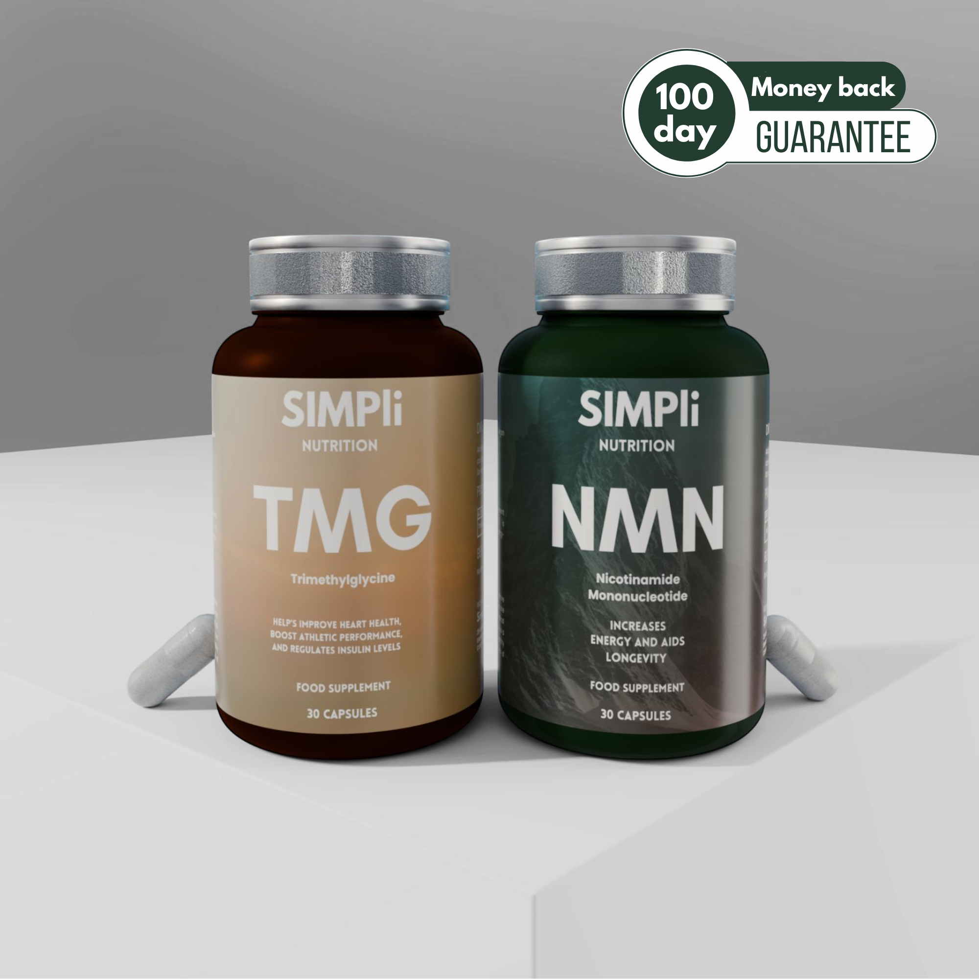 NMN & TMG Longevity Duo 500mg Capsules